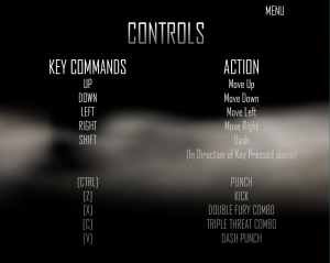 The Controls Screen The Controls Screen